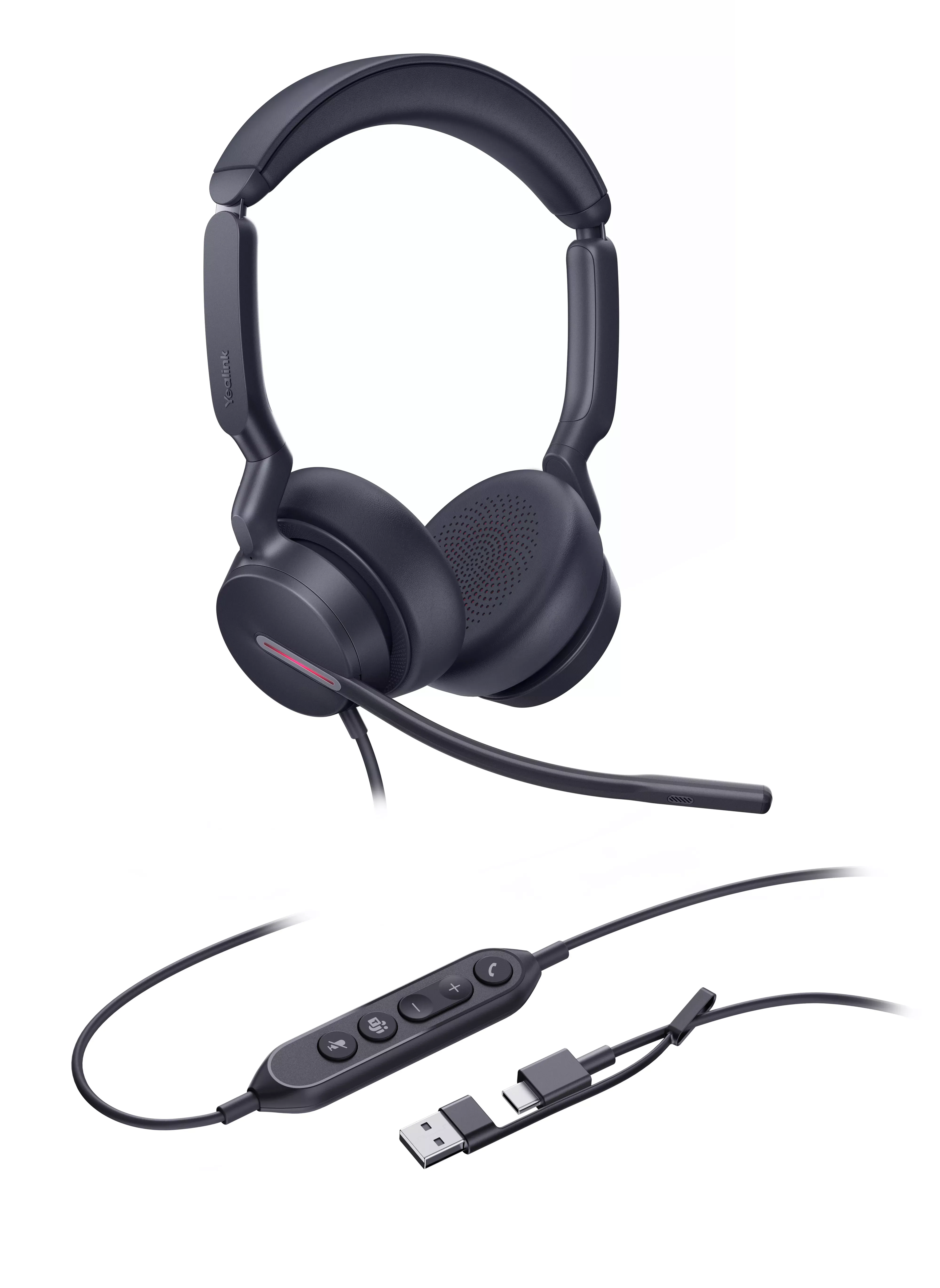 Yealink UH46 Dual Teams USB-C/A Headset - SynFore