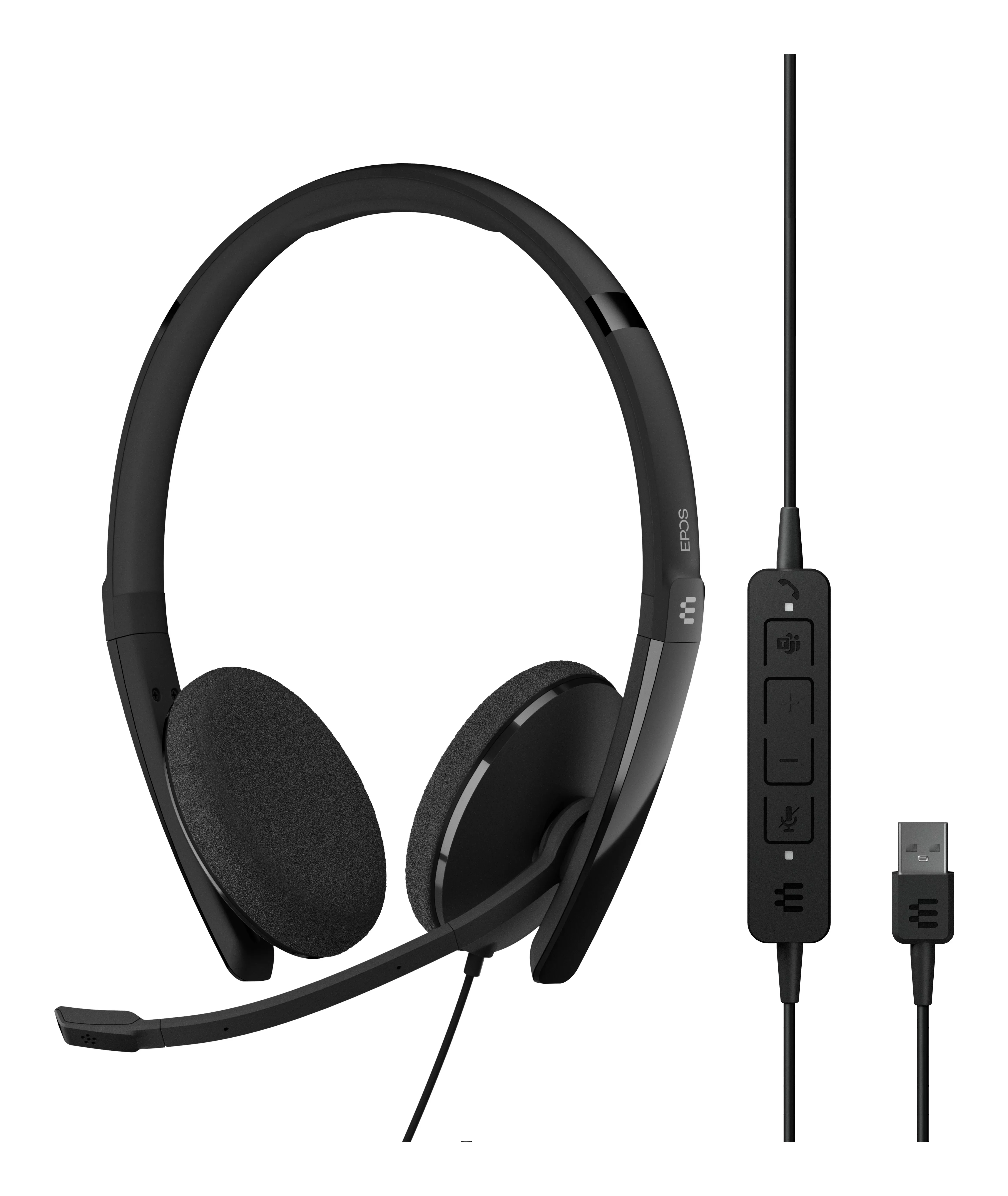 EPOS ADAPT 160T USB II stereo headset voor Microsoft Teams en professioneel gebruik - SynFore