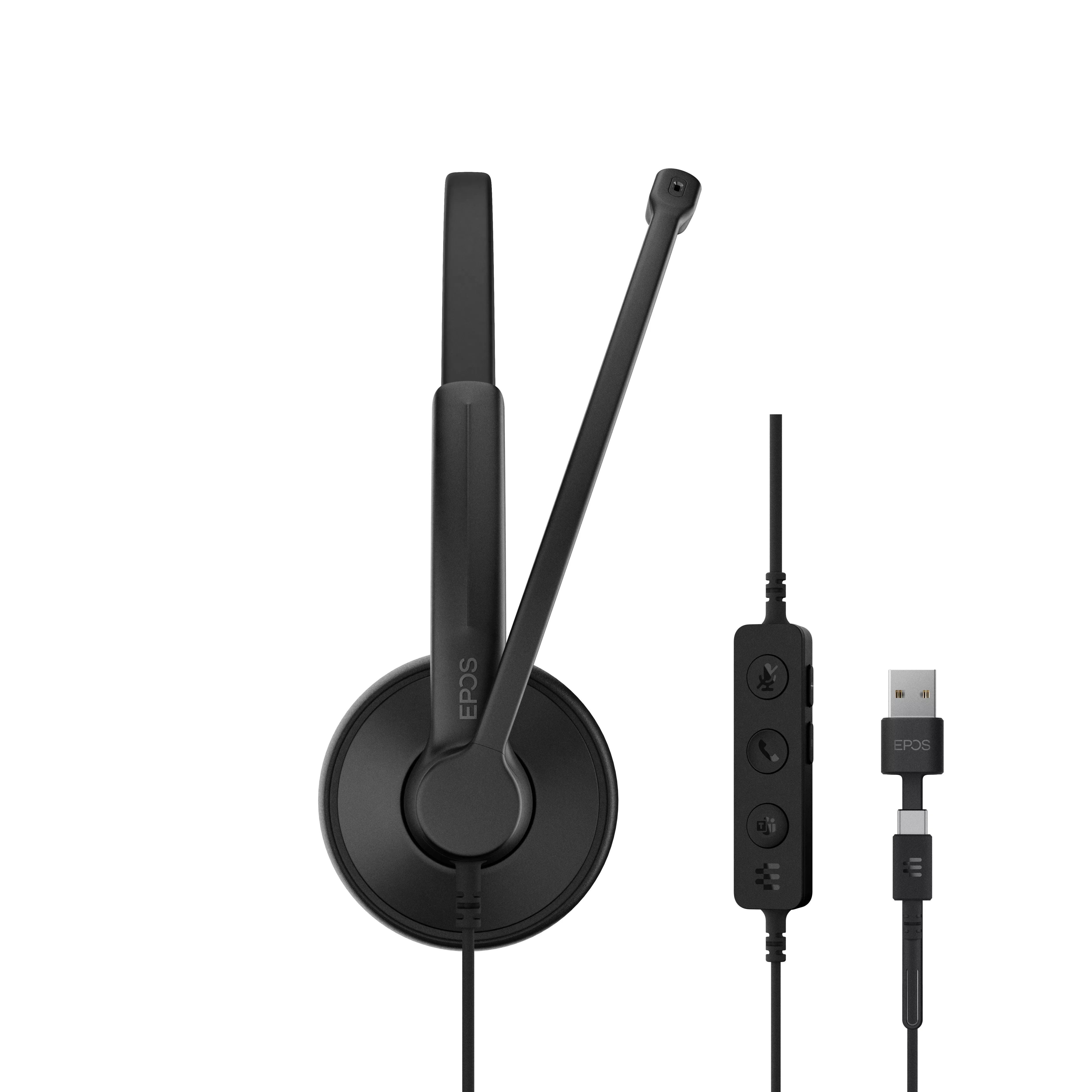 EPOS IMPACT 100 MS Mono USB-C+A headset voor Microsoft Teams en professioneel gebruik - SynFore