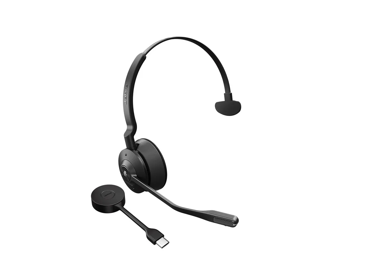 Jabra Engage 55 SE Mono MS met Link 400c USB-C adapter - SynFore