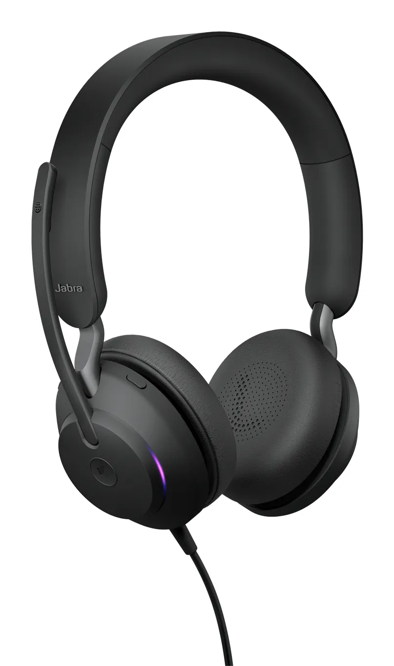 Jabra Evolve2 40 SE MS Stereo USB-C A headset voor Microsoft Teams en hybride werken - SynFore