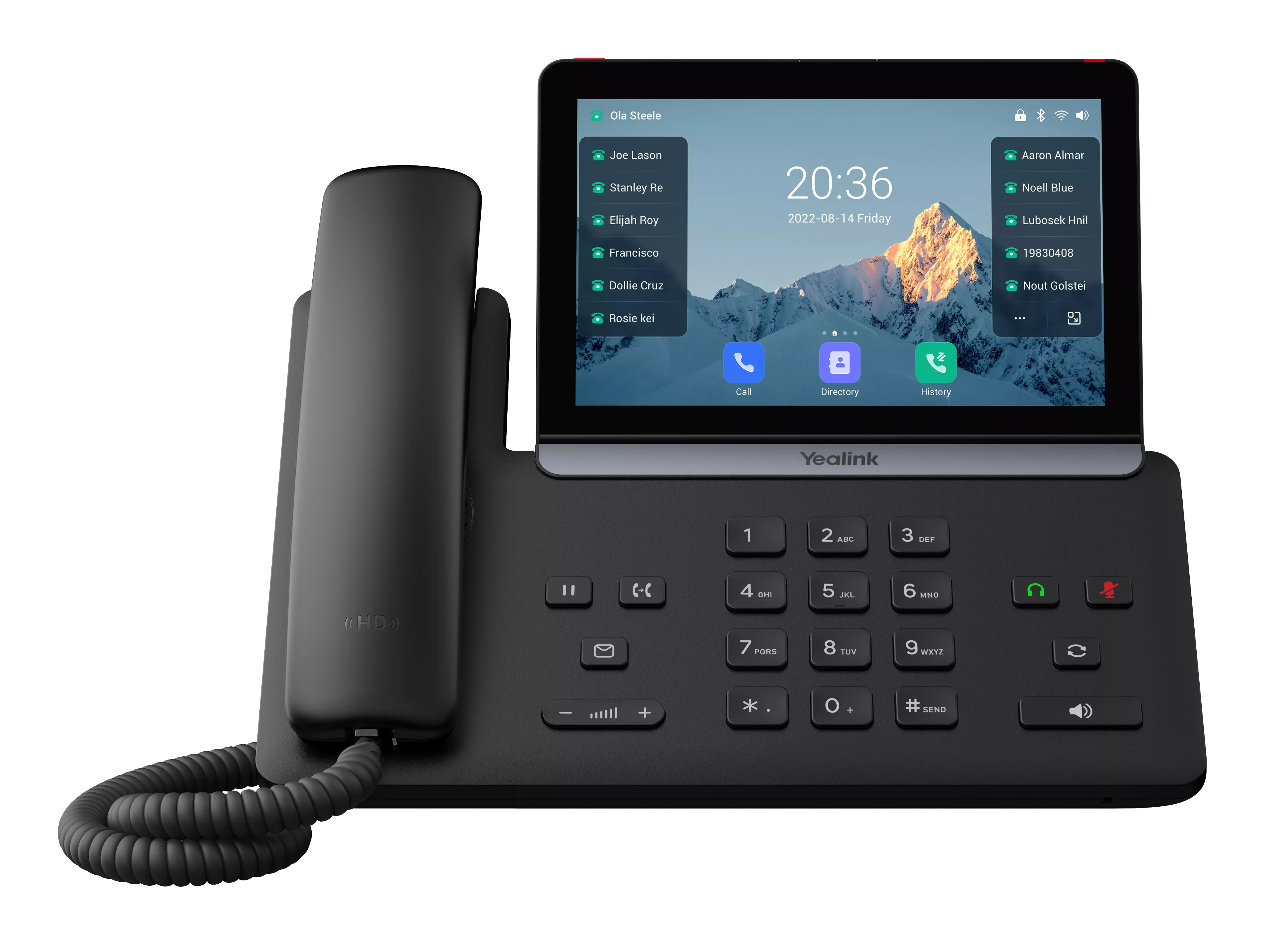 Yealink SIP-T88W IP-telefoon met 7-inch touchscreen voor professioneel gebruik - SynFore