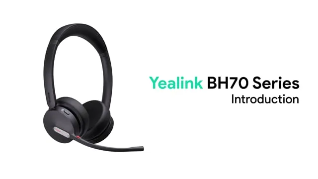 Yealink BH70 Dual Teams headset met oplaadstandaard en USB-C USB-A connectiviteit - SynFore