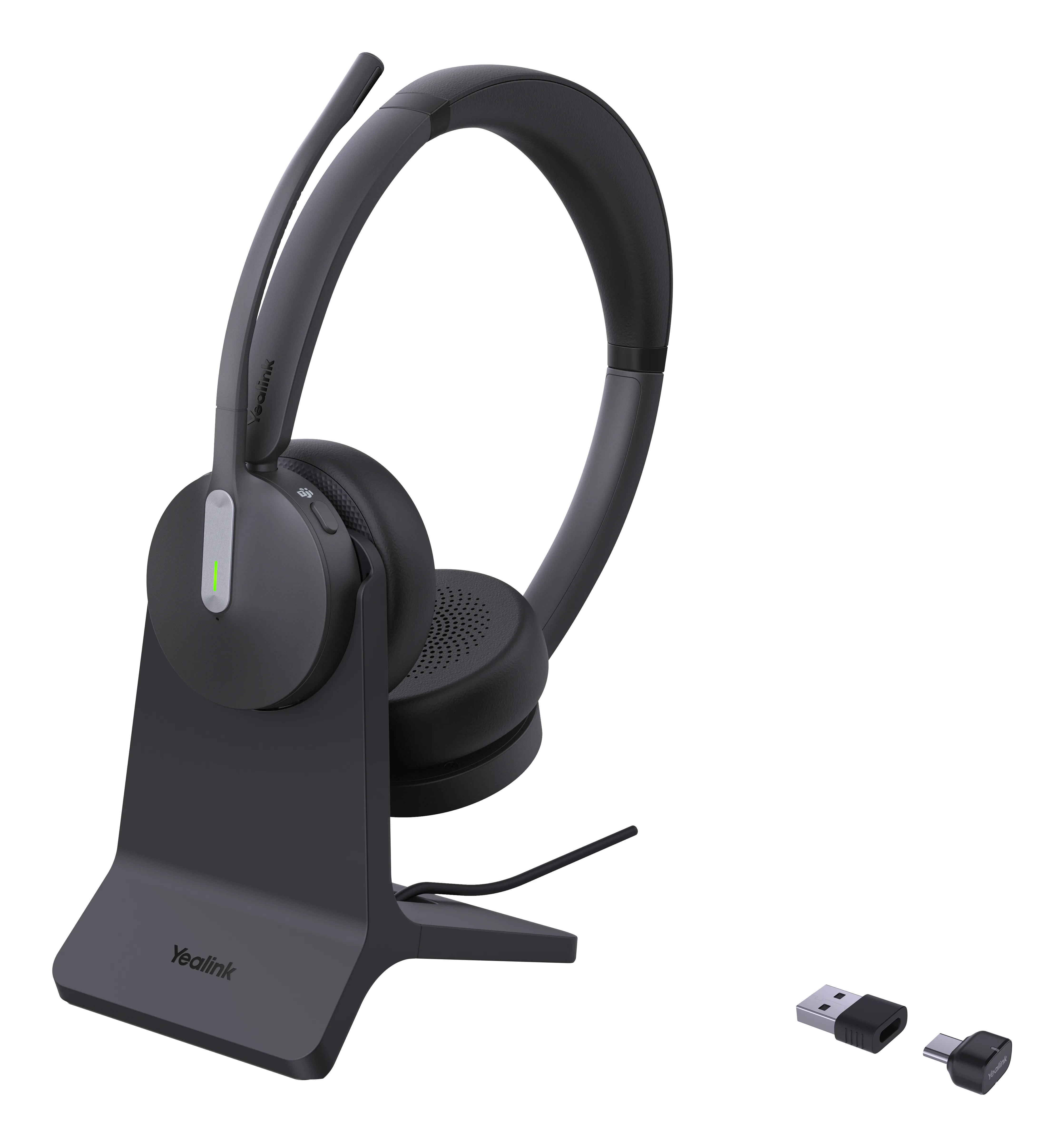 Yealink BH70 Dual Teams headset met oplaadstandaard en USB-C USB-A connectiviteit - SynFore