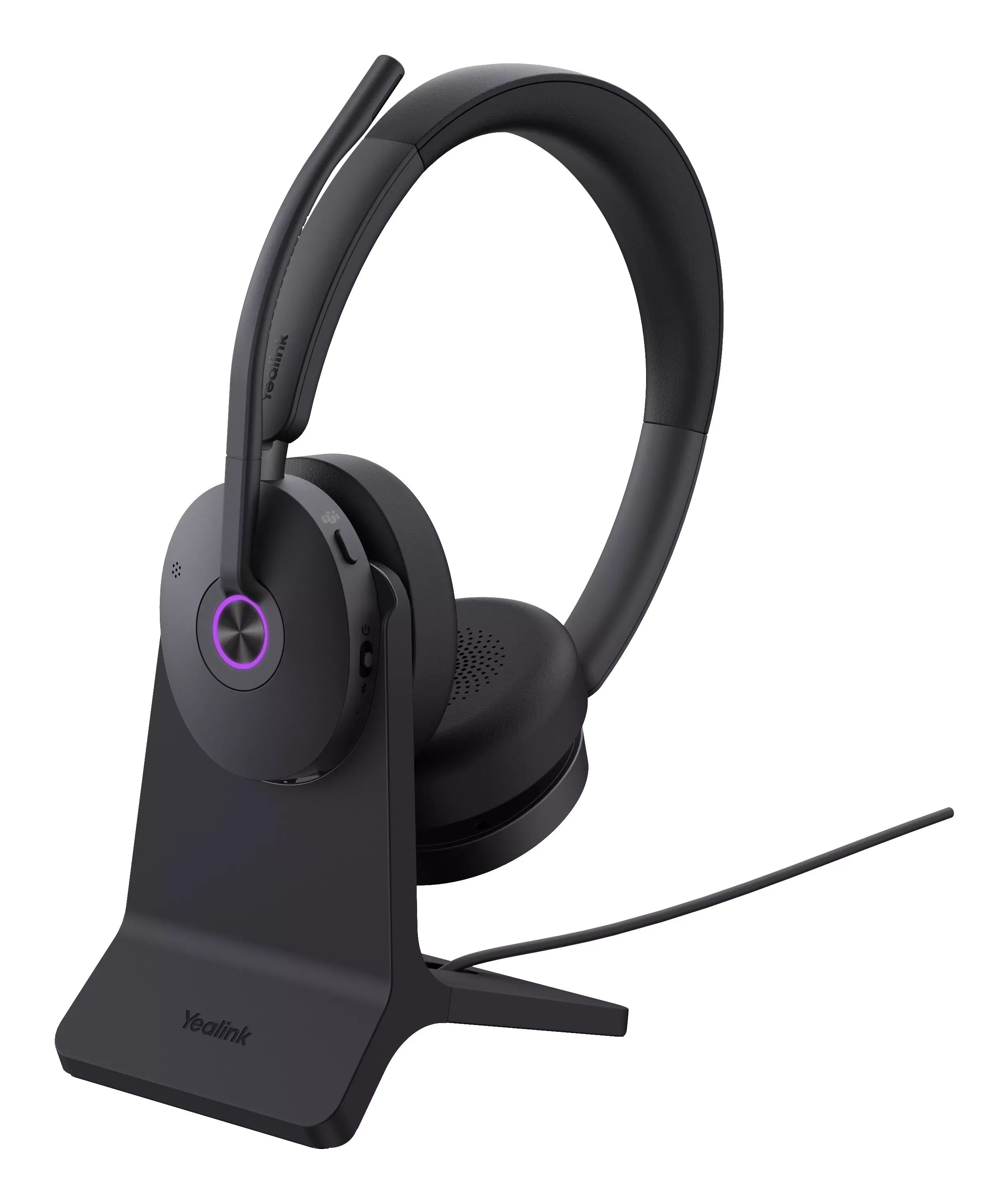 Yealink BH74 UC headset met oplaadstandaard en USB-C USB-A connectiviteit - SynFore