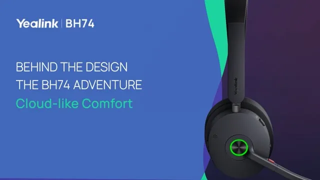 Yealink BH74 UC headset met oplaadstandaard en USB-C USB-A connectiviteit - SynFore