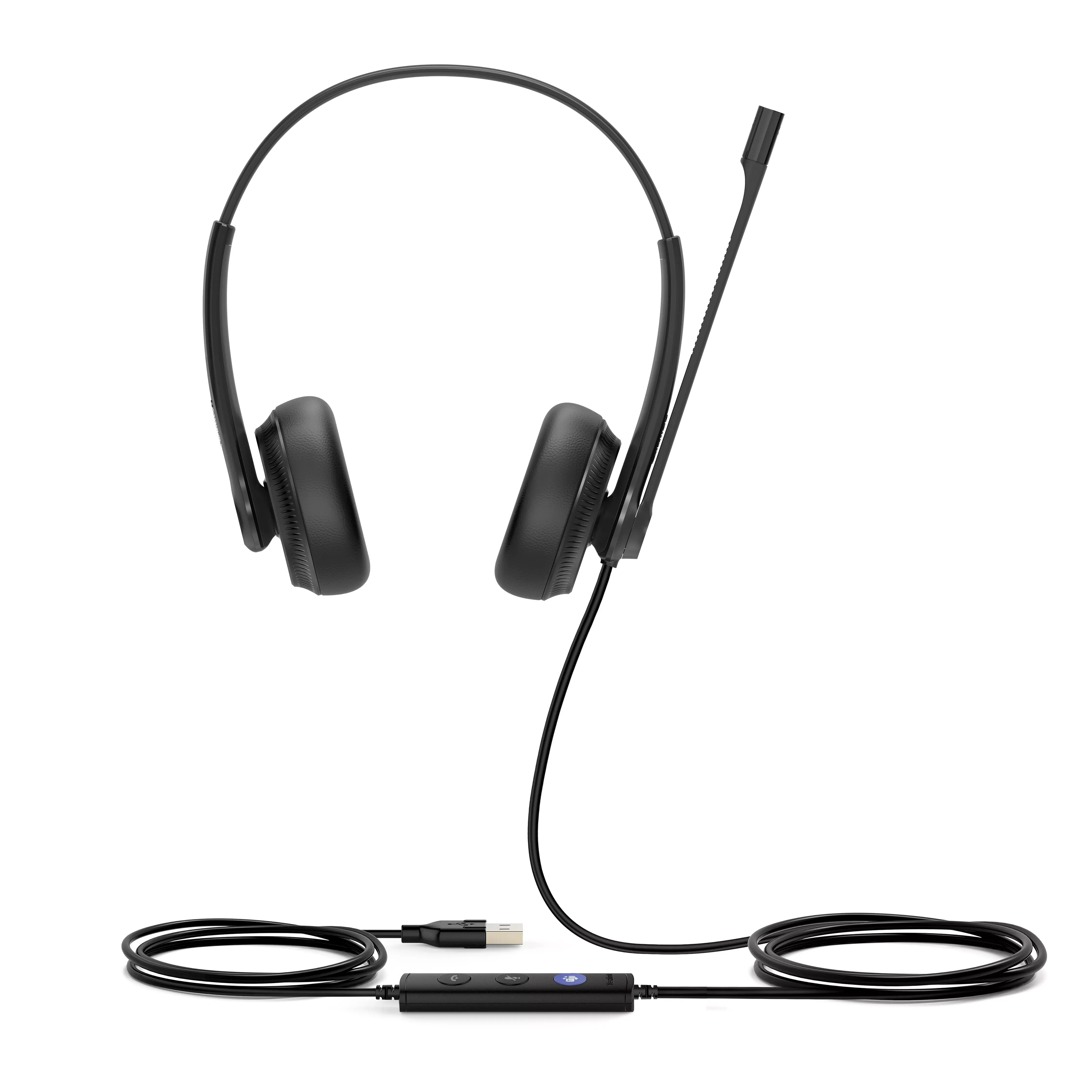 Yealink UH34 Dual Teams stereo headset voor Microsoft Teams en zakelijke communicatie - SynFore