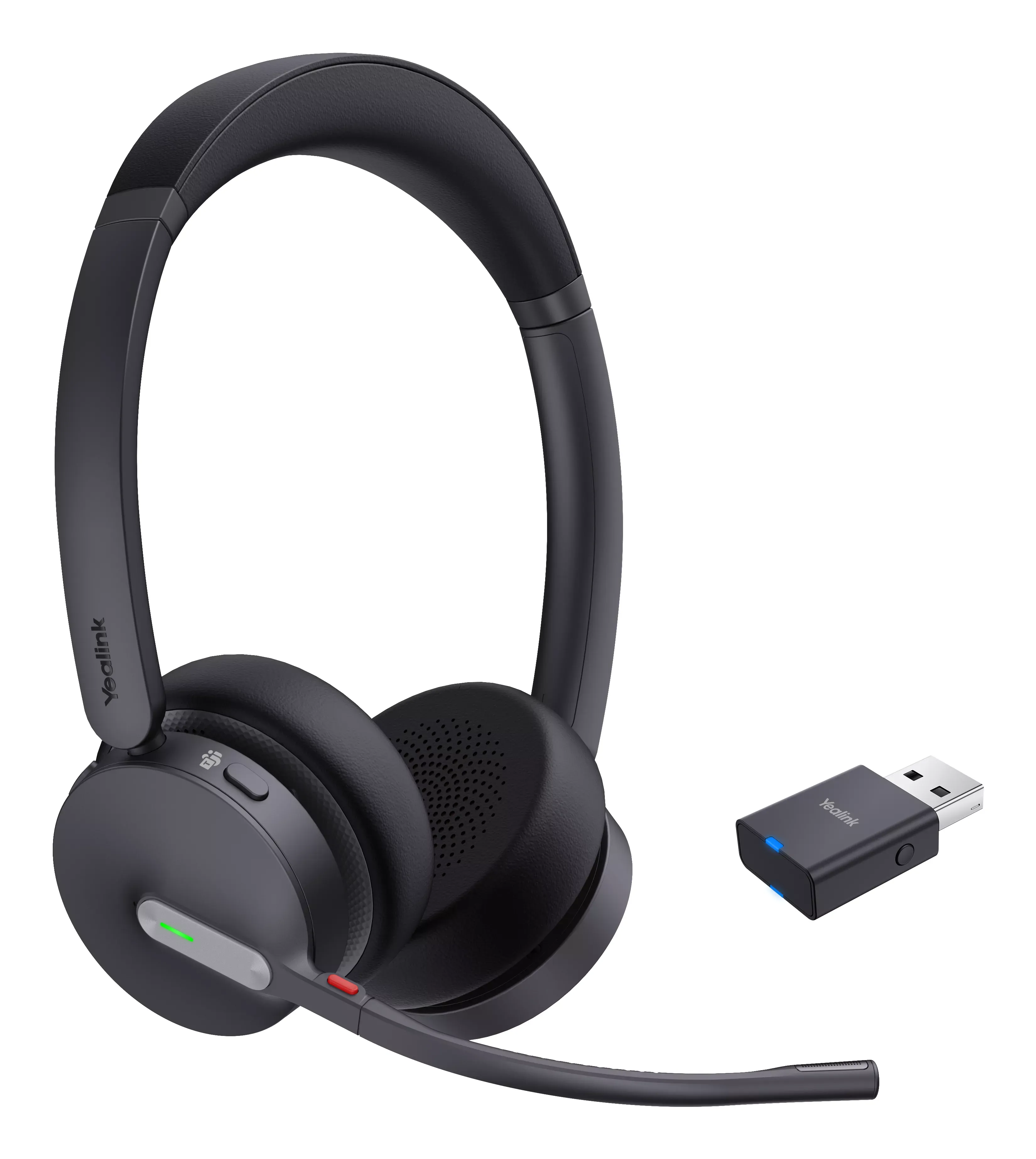 Yealink WH64 Hybrid Dual Teams headset met DECT en Bluetooth voor Microsoft Teams - SynFore