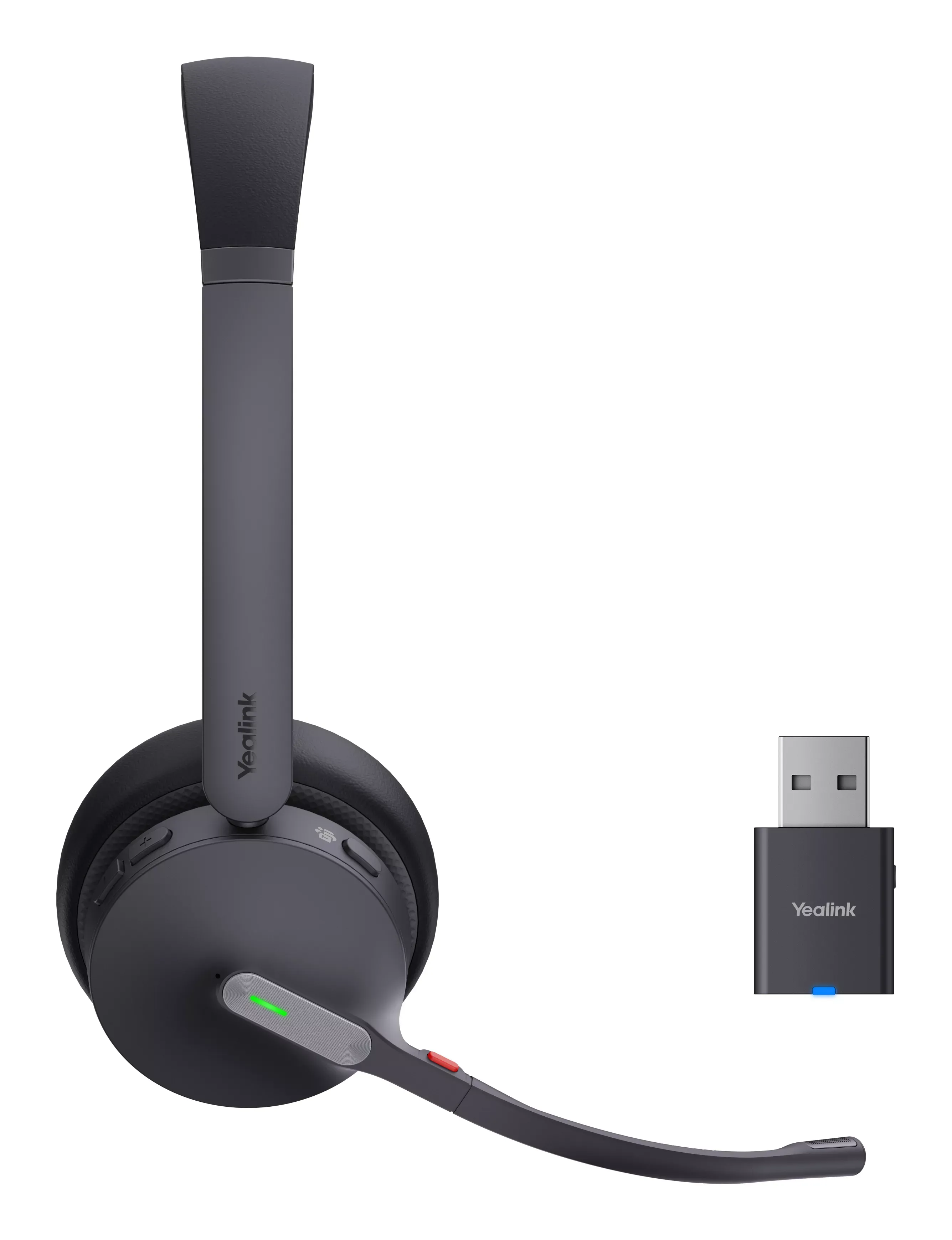 Yealink WH64 Hybrid Dual Teams headset met DECT en Bluetooth voor Microsoft Teams - SynFore