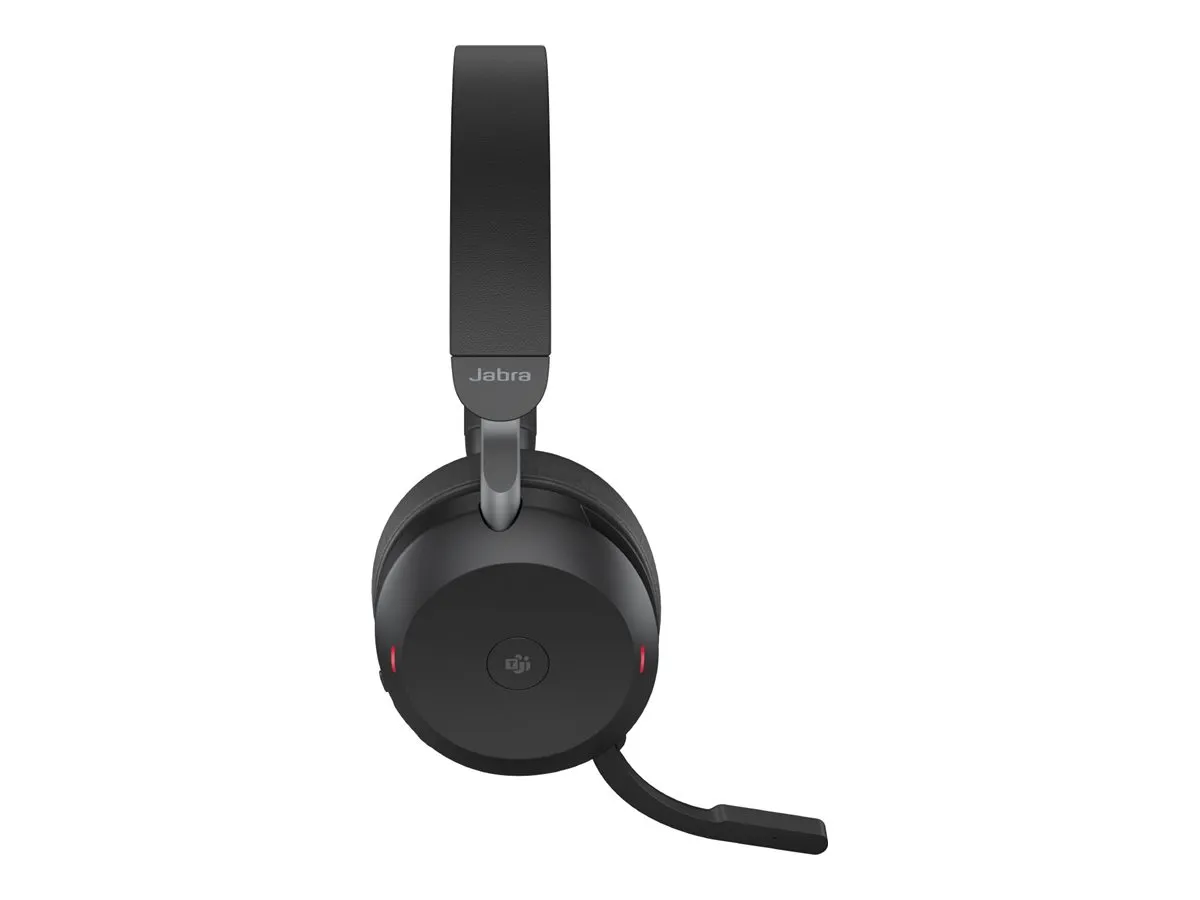 Jabra Evolve2 75 Bluetooth headset USB-A zwart met Active Noise Cancelling en Microsoft Teams-certificering - SynFore