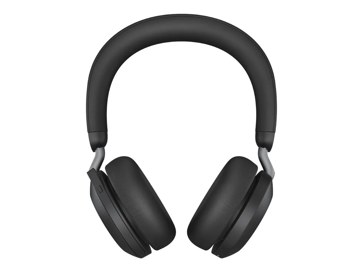 Jabra Evolve2 75 Bluetooth headset USB-A zwart met Active Noise Cancelling en Microsoft Teams-certificering - SynFore