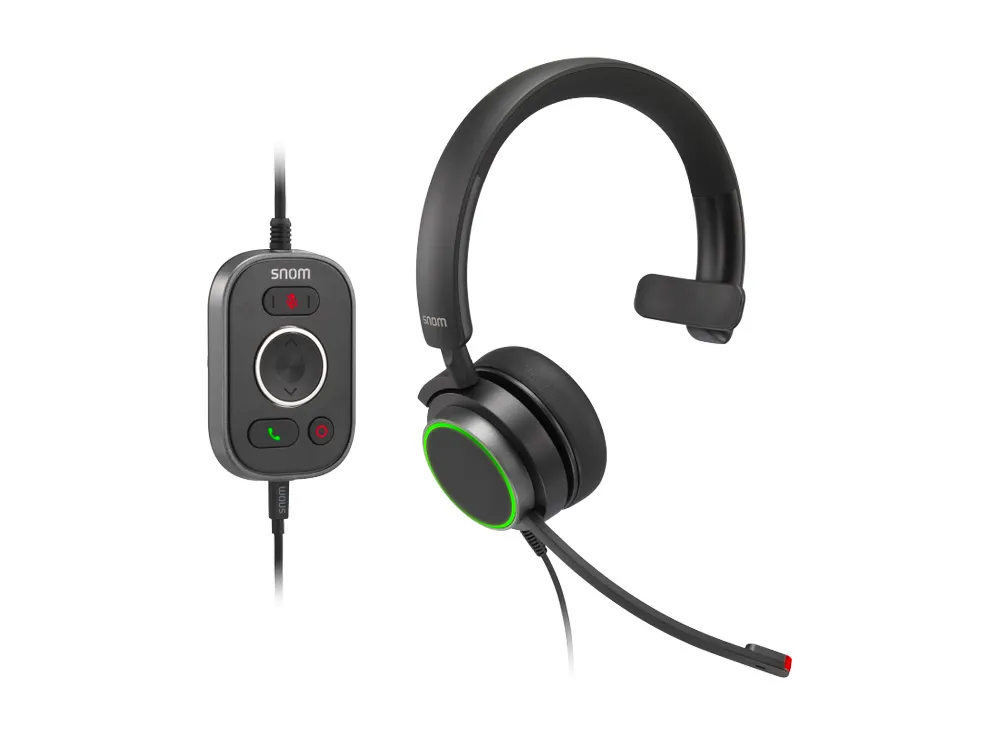 Snom A330M Mono Headset voor professionele zakelijke communicatie - SynFore