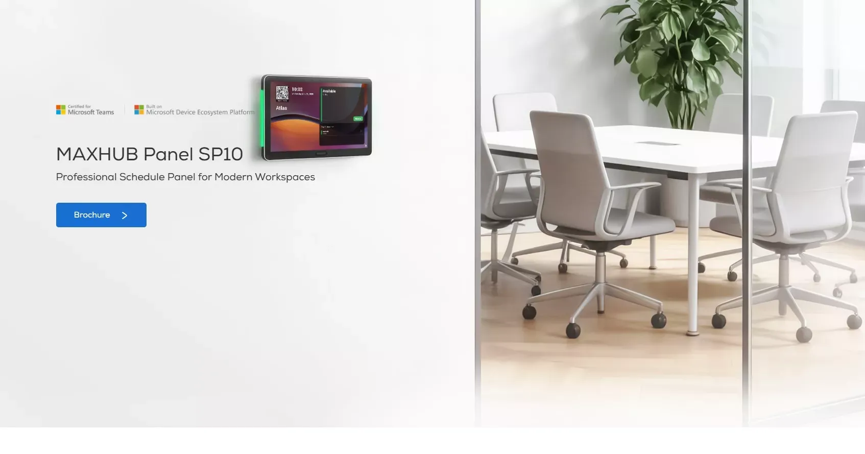 MAXHUB Panel SP10 bedieningspaneel voor professionele vergaderruimtes - SynFore