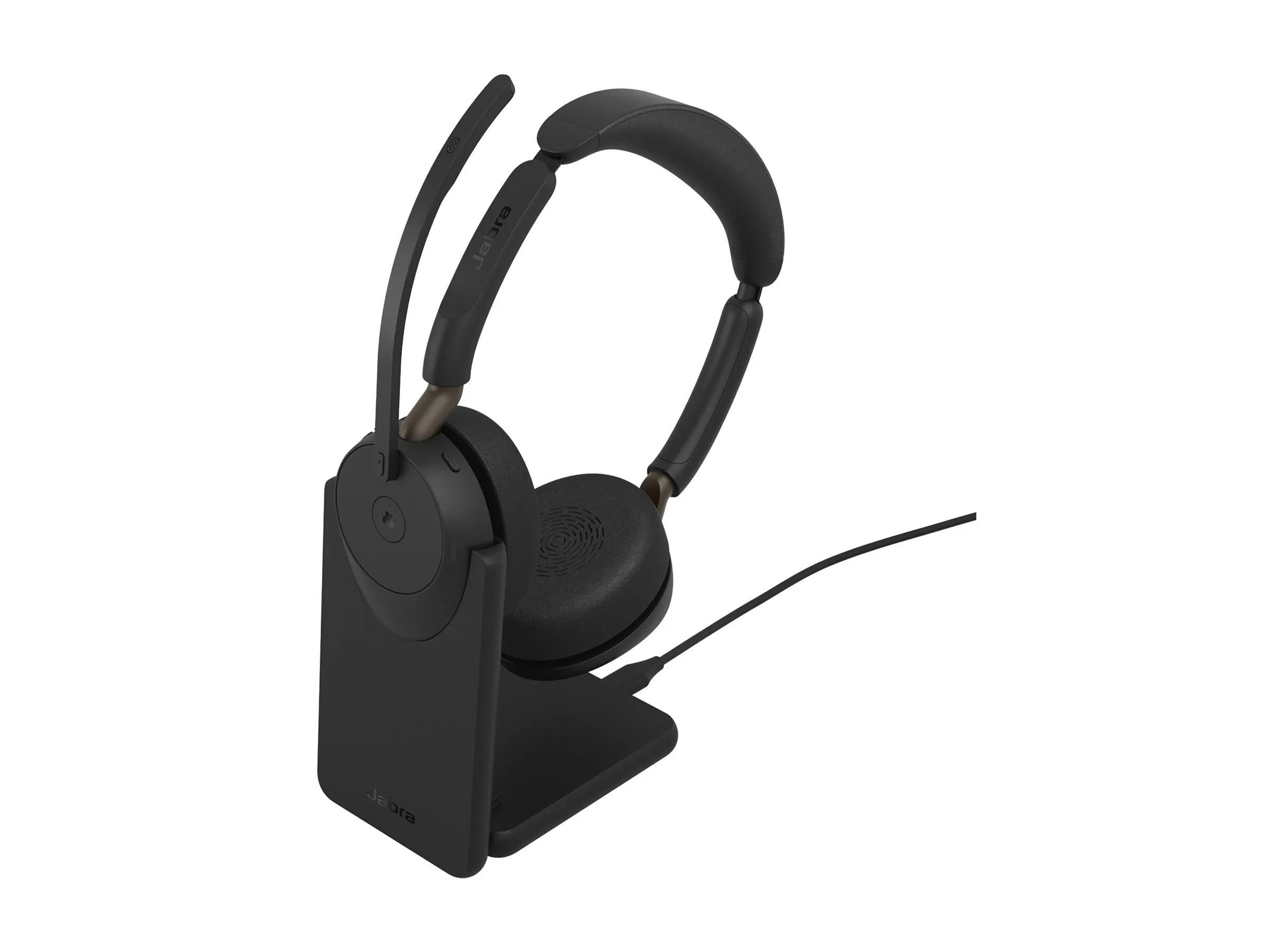 Jabra Evolve3 65 Stereo LINK 390c MS draadloze professionele headset met ANC en laadstandaard - SynFore